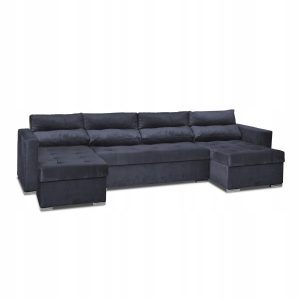 Narożnik Varius BIG rozkładany f spania Family meble czarny 229046 Narożnik Varius BIG rozkładany f spania Family meble czarny 229046