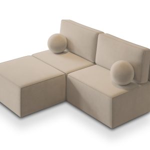 NAROŻNIK VARNA M z funkcją spania ecru 650151