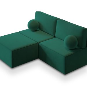 NAROŻNIK VARNA M z funkcją spania Zielony 650117