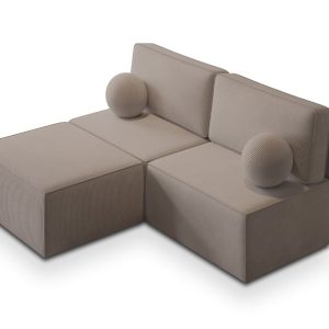 NAROŻNIK VARNA P z funkcją spania Beżowy 650107