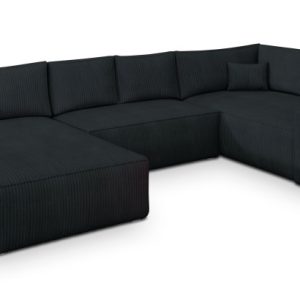 Narożnik VELAMI R-S z funkcją spania Czarny 720462 Narożnik VELAMI R-S z funkcją spania Czarny 720462