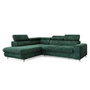 Narożnik VELISS z funkcją spania Zielony 926067