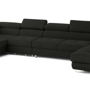 Narożnik VELORA L-S z funkcją spania Czarny 720334 Narożnik VELORA L-S z funkcją spania Czarny 720334