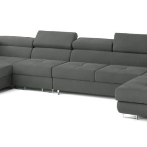 Narożnik VELORA L-S z funkcją spania Szary 720504 Narożnik VELORA L-S z funkcją spania Szary 720504