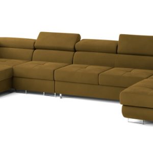 Narożnik VELORA L-S z funkcją spania Żółty 720406 Narożnik VELORA L-S z funkcją spania Żółty 720406