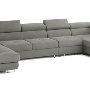 Narożnik VELORA R-S z funkcją spania Szary 720372