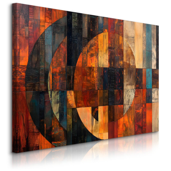 Obraz Abstrakcyjne Dekoracyjne Okręgi 120x80cm 651392