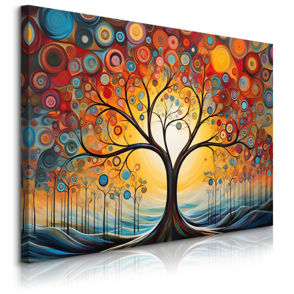 Obraz Abstrakcyjne Drzewo W Stylu Boho 30x20cm 648529
