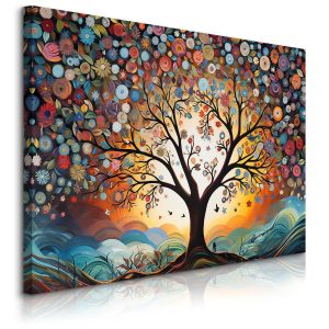 Obraz Abstrakcyjne Kolorowe Drzewo W Stylu Boho 40x30cm 648553 Obraz Abstrakcyjne Kolorowe Drzewo W Stylu Boho 40x30cm 648553