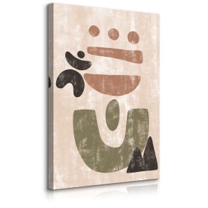 Obraz Abstrakcyjne Kształty Boho 70x100cm 337774 Obraz Abstrakcyjne Kształty Boho 70x100cm 337774