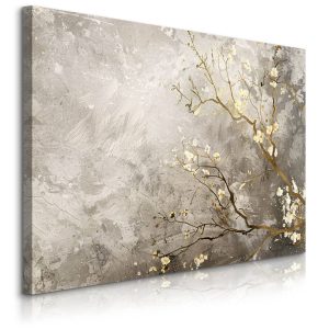 Obraz Abstrakcyjne Kwiaty Na Betonie 40x30cm 648201