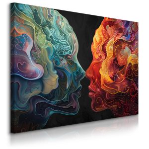 Obraz Abstrakcyjne Portrety W Nowoczesnym Stylu 120x80cm 650749 Obraz Abstrakcyjne Portrety W Nowoczesnym Stylu 120x80cm 650749