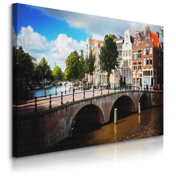 Obraz Abstrakcyjny Amsterdam 120x80cm 650822