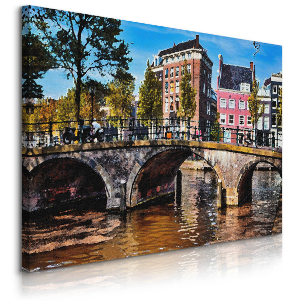 Obraz Abstrakcyjny Amsterdam 40x30cm 648497