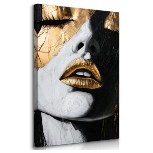 Obraz Abstrakcyjny Kobiecy Portret Glamour 70x100cm 392044 Obraz Abstrakcyjny Kobiecy Portret Glamour 70x100cm 392044