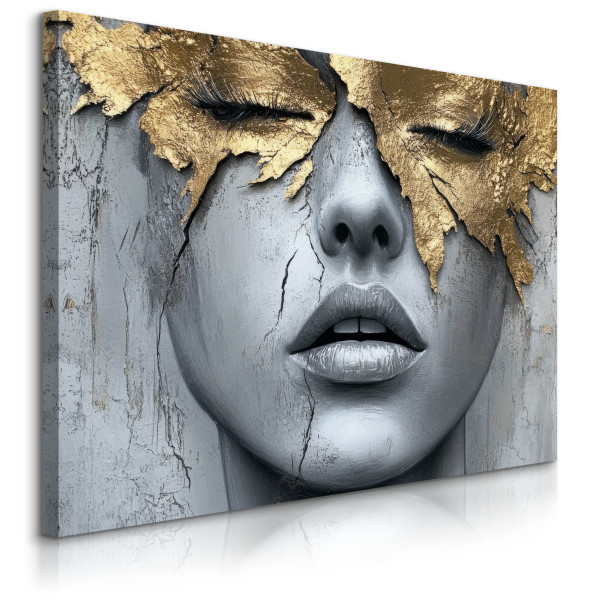 Obraz Abstrakcyjny Kobiecy Portret Na Betonie 40x30cm 752163