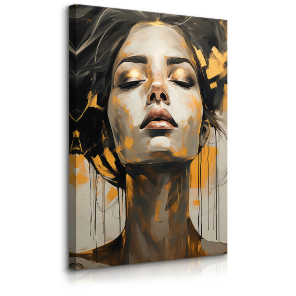 Obraz Abstrakcyjny Kobiecy Portret W Stylu Glamour 70x100cm 752166