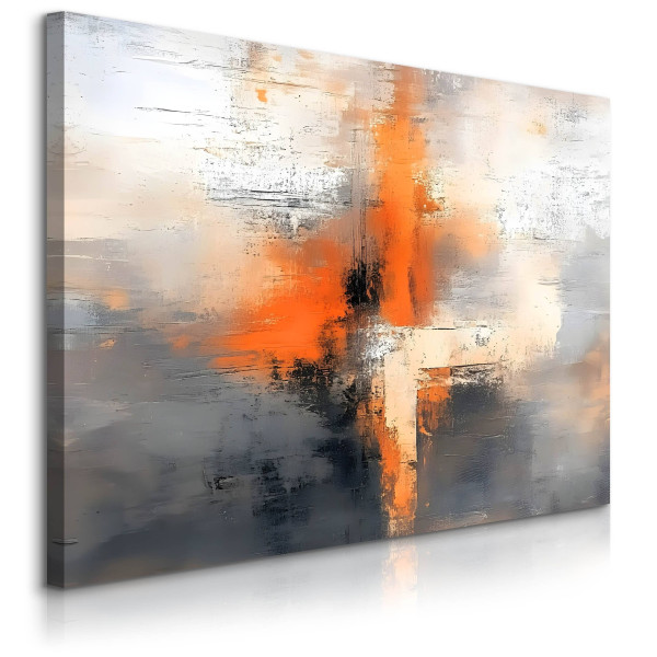 Obraz Abstrakcyjny Mural W Nowoczesnym Stylu 90x60cm 648129