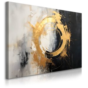 Obraz Abstrakcyjny Okrąg Na Betonie 30x20cm 650735