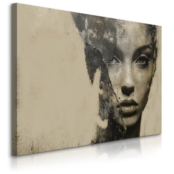 Obraz Abstrakcyjny Portret 90x60cm 646599