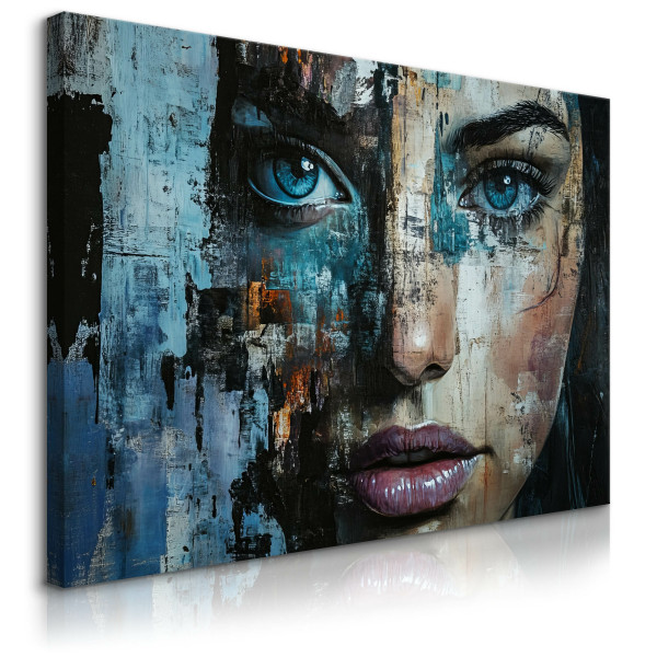 Obraz Abstrakcyjny Portret Kobiety 30x20cm 576953