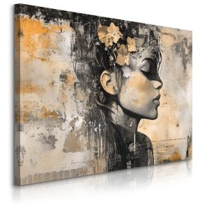 Obraz Abstrakcyjny Portret Kobiety 30x20cm 646586 Obraz Abstrakcyjny Portret Kobiety 30x20cm 646586