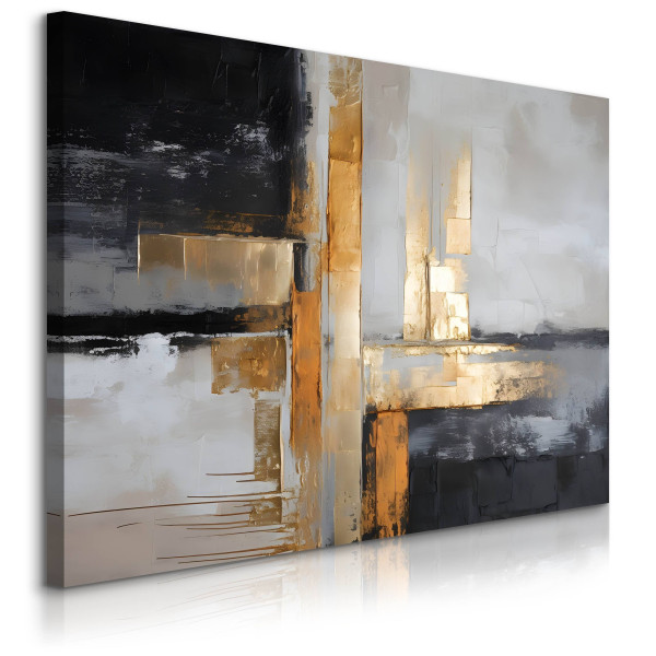 Obraz Abstrakcyjny Wzór Ze Złotem W Stylu Glamour 30x20cm 648479