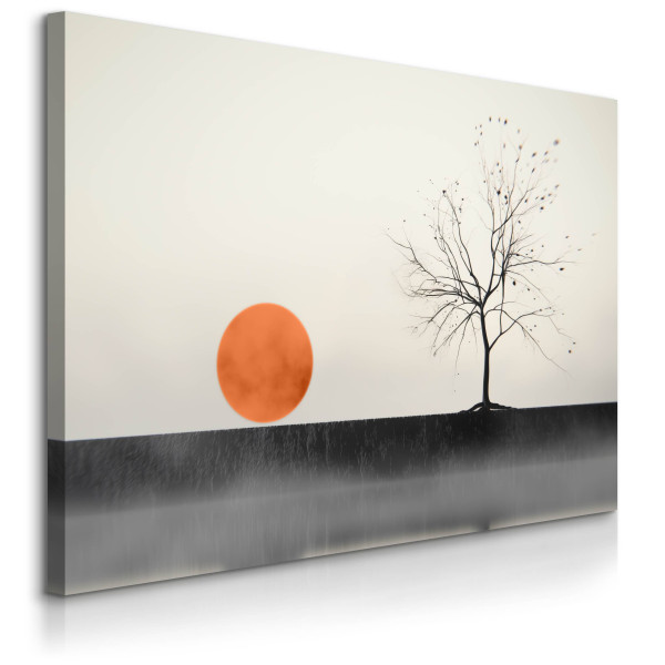 Obraz Abstrakcyjny Zachód Słońca 30x20cm 648099