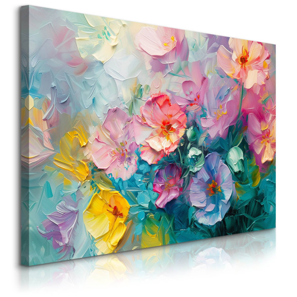 Obraz Akwarele Polne Kwiaty 100x70cm 647964