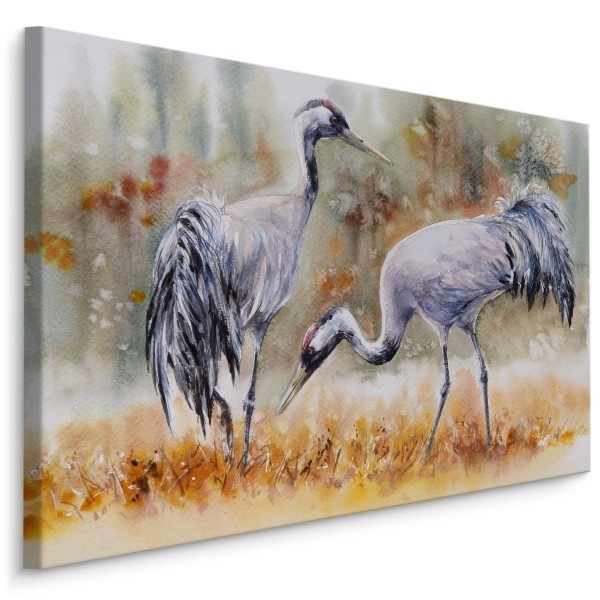 Obraz Akwarelowe Żurawie 30x20cm 106871