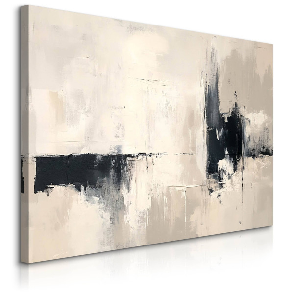 Obraz Beżowa Abstrakcja W Stylu Boho 90x60cm 646655