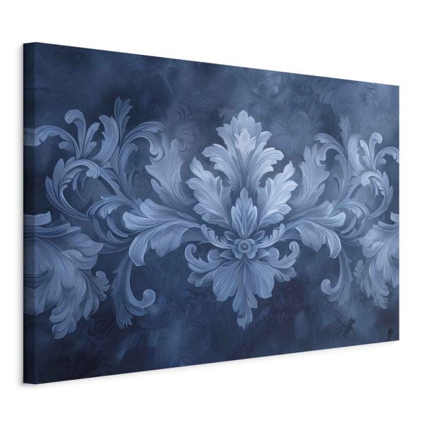 Obraz Błękitny ornament 120 x 80 cm 594706