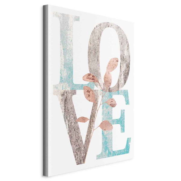 Obraz Blooming letters 80 x 120 cm 593095