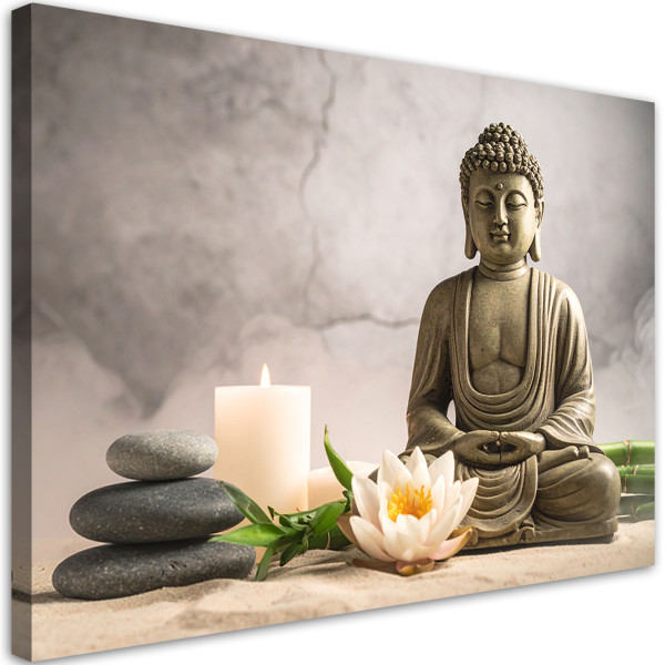 Obraz Budda kamienie zen spa do salonu sypialni kuchni biura 60x40 995891