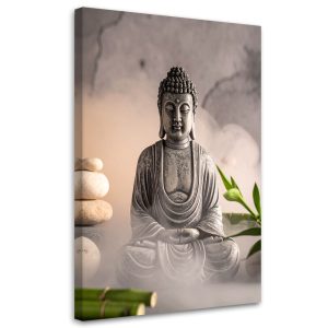 Obraz Budda zen do salonu sypialni kuchni biura, kamienie rośliny spa 40×60 995621 Obraz Budda zen do salonu sypialni kuchni biura, kamienie rośliny spa 40×60 995621