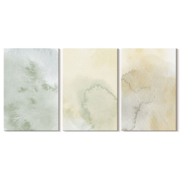 Obraz canvas 3 częściowy Akwarelowe faktury | 3x40x60 | Wallfluent 792668