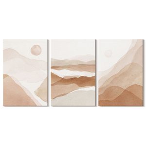 Obraz canvas 3 częściowy Beżowe pejzaże | 3x40x60 | Wallfluent 792655 Obraz canvas 3 częściowy Beżowe pejzaże | 3x40x60 | Wallfluent 792655