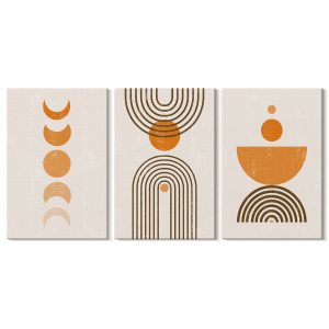Obraz canvas 3 częściowy Boho wzornictwo | 3x40x60 | Wallfluent 792652 Obraz canvas 3 częściowy Boho wzornictwo | 3x40x60 | Wallfluent 792652