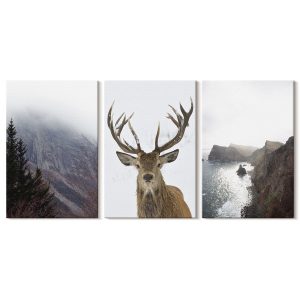 Obraz canvas 3 częściowy Górska mgła | 3x40x60 | Wallfluent 792617 Obraz canvas 3 częściowy Górska mgła | 3x40x60 | Wallfluent 792617