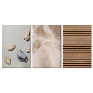 Obraz canvas 3 częściowy Naturalne materiały | 3x40x60 | Wallfluent 792694 Obraz canvas 3 częściowy Naturalne materiały | 3x40x60 | Wallfluent 792694