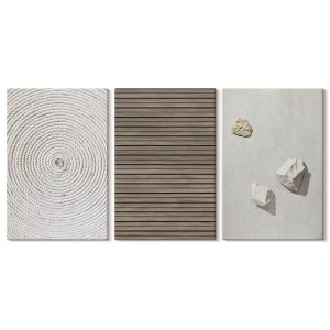 Obraz canvas 3 częściowy Naturalne tekstury | 3x40x60 | Wallfluent 792698 Obraz canvas 3 częściowy Naturalne tekstury | 3x40x60 | Wallfluent 792698