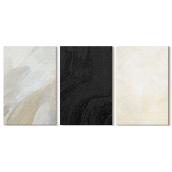 Obraz canvas 3 częściowy Odcienie minimalizmu | 3x40x60 | Wallfluent 792610