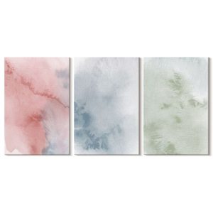Obraz canvas 3 częściowy Pastelowe struktury | 3x40x60 | Wallfluent 792676 Obraz canvas 3 częściowy Pastelowe struktury | 3x40x60 | Wallfluent 792676