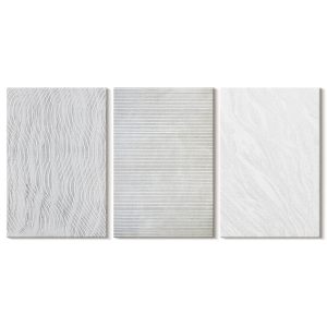 Obraz canvas 3 częściowy Piaskowe wzory | 3x40x60 | Wallfluent 792709 Obraz canvas 3 częściowy Piaskowe wzory | 3x40x60 | Wallfluent 792709