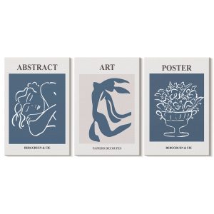 Obraz canvas 3 częściowy Styl Matisse’a | 3x40x60 | Wallfluent 792629 Obraz canvas 3 częściowy Styl Matisse’a | 3x40x60 | Wallfluent 792629