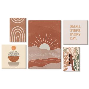 Obraz canvas 5 części Boho natura|20×30, 30×30, 40×60|Wallfluent 793163 Obraz canvas 5 części Boho natura|20×30, 30×30, 40×60|Wallfluent 793163
