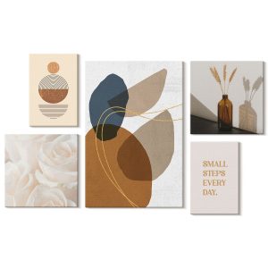 Obraz canvas 5 części Boho rośliny|20×30, 30×30, 40×60|Wallfluent 797171 Obraz canvas 5 części Boho rośliny|20×30, 30×30, 40×60|Wallfluent 797171