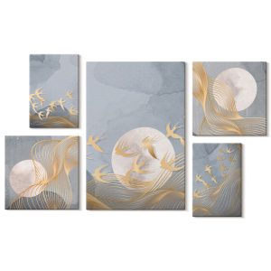 Obraz canvas 5 części Harmonia natury|20×30, 30×30, 40×60|Wallfluent 793164 Obraz canvas 5 części Harmonia natury|20×30, 30×30, 40×60|Wallfluent 793164