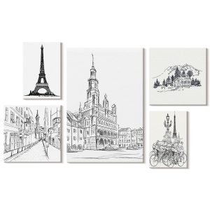 Obraz canvas 5 części Miasta i architektura|20×30, 30×30, 40×60|Wallfluent 797199 Obraz canvas 5 części Miasta i architektura|20×30, 30×30, 40×60|Wallfluent 797199