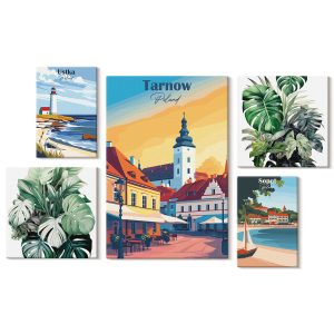 Obraz canvas 5 części Polskie miasta|20×30, 30×30, 40×60|Wallfluent 797065 Obraz canvas 5 części Polskie miasta|20×30, 30×30, 40×60|Wallfluent 797065